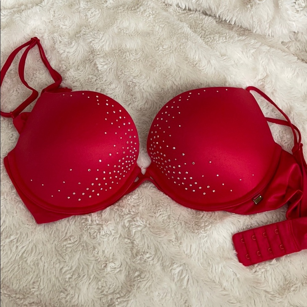 VS Push-up Rhinestone Bra